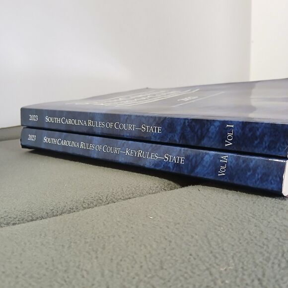 Lot Of 2 South Carolina Rules Of Court State Law & Keyrules Textbook 2023 - Picture 2 of 10